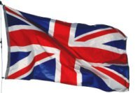 Vuelos a Londres. Bandera Británica